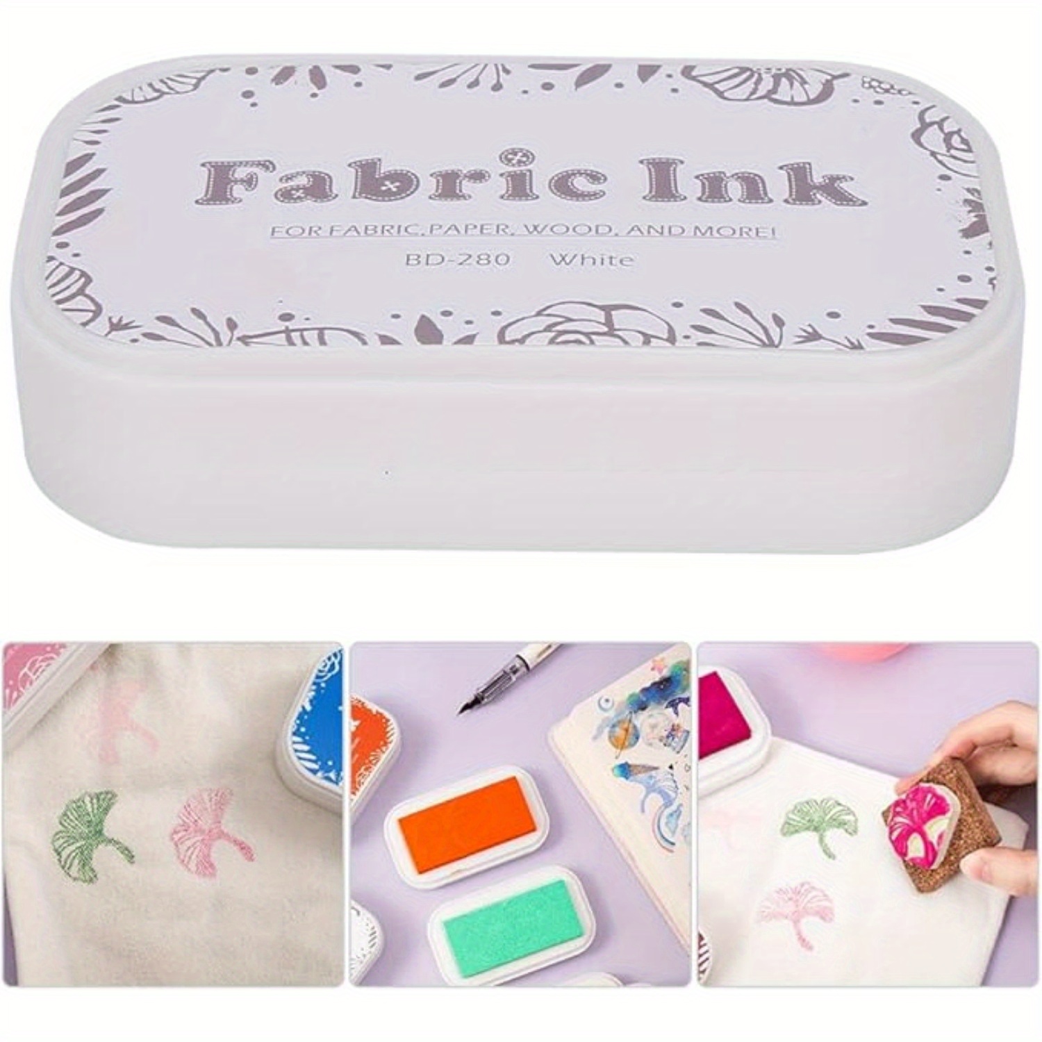 Multifunctional Vibrant White Ink Pad